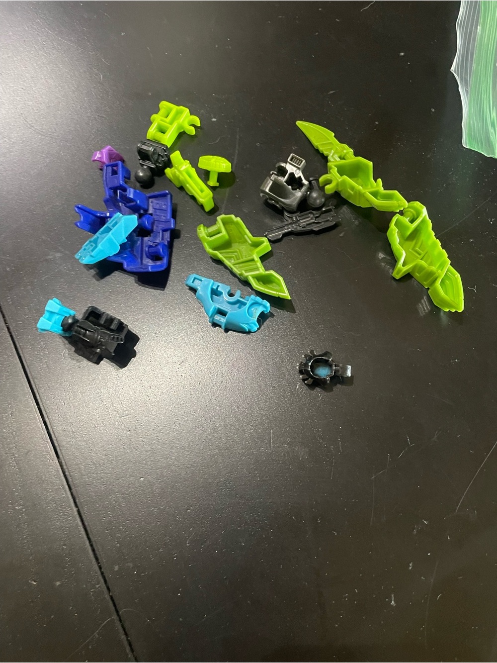 Transformers component parts action figure, possibly from the Blokees galaxy set